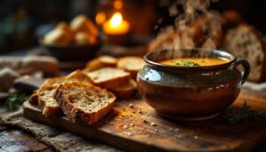 So schlank essen die Italiener abends: heiße Suppe, Vollkornbrot, gutes Bauchgefühl