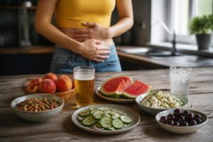 Abends aufgebläht? Diese typischen Sommerlebensmittel sind oft der Auslöser