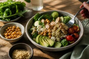Salat macht nicht satt? Mit diesen 3 Zutaten wird daraus eine vollwertige Mahlzeit